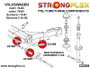 StrongFlex STF221388A Soporte Trasero Barra Estabilizadora Silentblock Exterior Sport