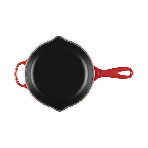 Le Creuset Sartén multiuso Signature de hierro fundido 20 cm, rojo cereza Le Creuset Sartén multiuso Signature de hierro fundido 20 cm, rojo cereza