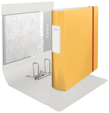 Leitz 10380019 Archivador Active Cosy 180° 80mm Amarillo