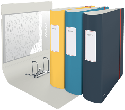 Leitz 10380019 Archivador Active Cosy 180° 80mm Amarillo