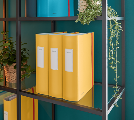 Leitz 10380019 Archivador Active Cosy 180° 80mm Amarillo
