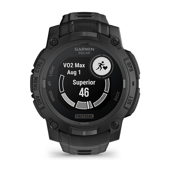 Garmin Instinct 3 Solar GPS Reloj Inteligente Tactical Edition 45 mm Negro - 0.9\" MIP, Pantalla Táctil, 10 ATM, Monitor Cardíaco, 52 g