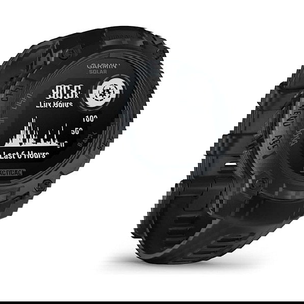 Garmin Instinct 3 Solar GPS Reloj Inteligente Tactical Edition 45 mm Negro - 0.9\" MIP, Pantalla Táctil, 10 ATM, Monitor Cardíaco, 52 g