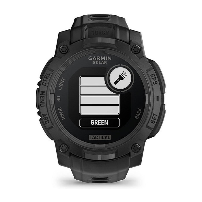 Garmin Instinct 3 Solar GPS Reloj Inteligente Tactical Edition 45 mm Negro - 0.9\" MIP, Pantalla Táctil, 10 ATM, Monitor Cardíaco, 52 g