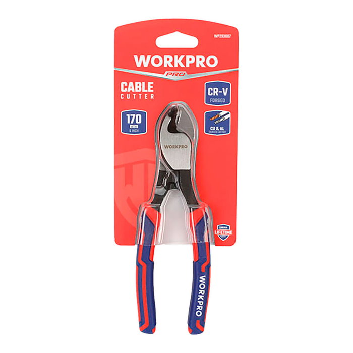 Workpro Alicate corta cables CR-V 170 mm