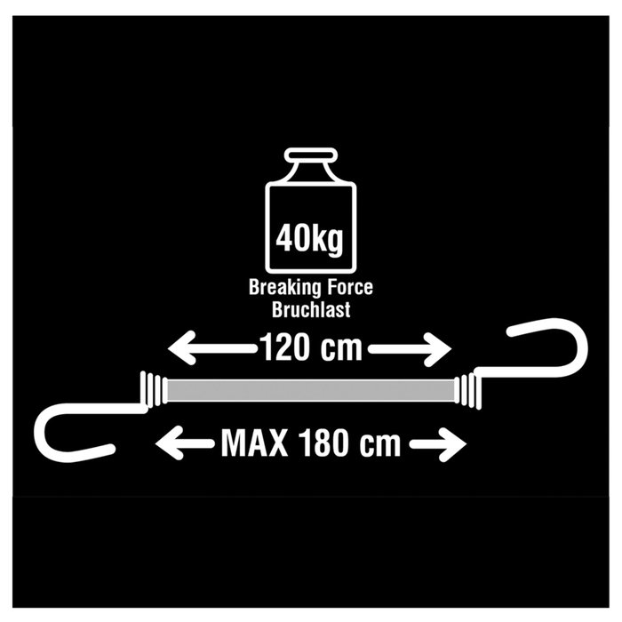 Master Lock Twin Wire Bungee con ganchos inversos 3017EURDAT (Pack de 2) Master Lock Twin Wire Bungee con ganchos inversos 3017EURDAT (Pack de 2)