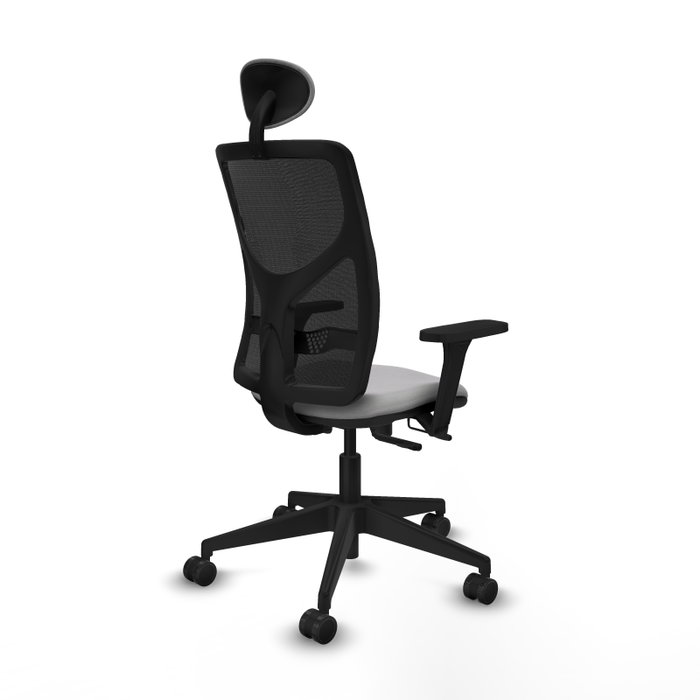 PIQUERAS Y CRESPO Silla de oficina Motilla con mecanismo Sincro/Traslack, Gris claro y Negro PIQUERAS Y CRESPO Silla de oficina Motilla con mecanismo Sincro/Traslack, Gris claro y Negro