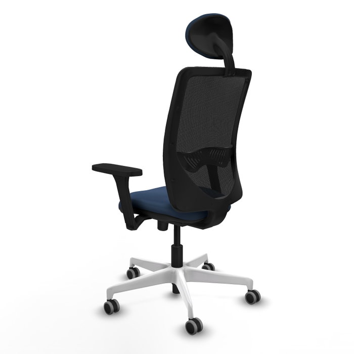 PIQUERAS Y CRESPO Silla de oficina Zulema con mecanismo Sincro, Azul marino y Negro PIQUERAS Y CRESPO Silla de oficina Zulema con mecanismo Sincro, Azul marino y Negro