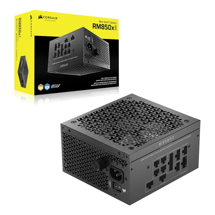 Corsair RM850x Shift Fuente de Alimentación ATX 3.1 850W 80 PLUS Gold Modular Total - RM850x Corsair RM850x Shift Fuente de Alimentación ATX 3.1 850W 80 PLUS Gold Modular Total - RM850x