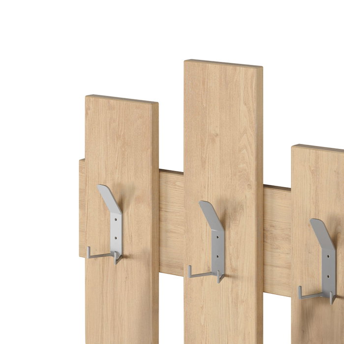 Hanah Home Perchero Colgante Oak de Tablero de Partículas Melaminizado, 64x79x4 cm Hanah Home Perchero Colgante Oak de Tablero de Partículas Melaminizado, 64x79x4 cm