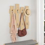 Hanah Home Perchero Colgante Oak de Tablero de Partículas Melaminizado, 64x79x4 cm