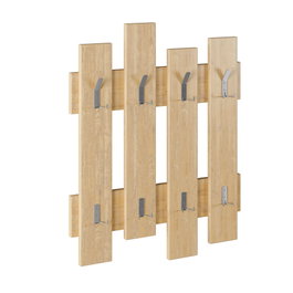 Hanah Home Perchero Colgante Oak de Tablero de Partículas Melaminizado, 64x79x4 cm