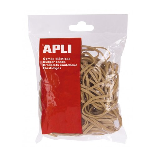 Apli Gomas Elásticas Marrón Caucho 200x3mm 100 g