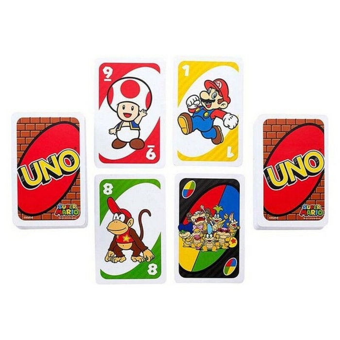 Mattel Juego de Cartas UNO Super Mario Bros Edition Mattel Juego de Cartas UNO Super Mario Bros Edition
