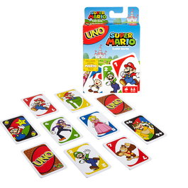 Mattel Games UNO Super Mario Bros DRD00 Juego de Cartas para Niños y Adultos +7 Años