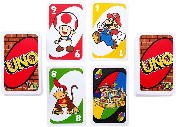 Mattel Juego Uno Super Mario Bros. de 2 a 10 Jugadores Mattel Juego Uno Super Mario Bros. de 2 a 10 Jugadores