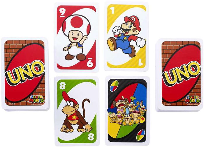 Mattel Juego Uno Super Mario Bros. de 2 a 10 Jugadores Mattel Juego Uno Super Mario Bros. de 2 a 10 Jugadores