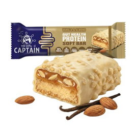 Gutsy Captain Barritas Vainilla y Almendra Proteínas 45 g