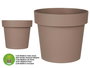Ibergarden Maceta Plástico Marrón con Reserva de Agua 30 cm (Set de 6)