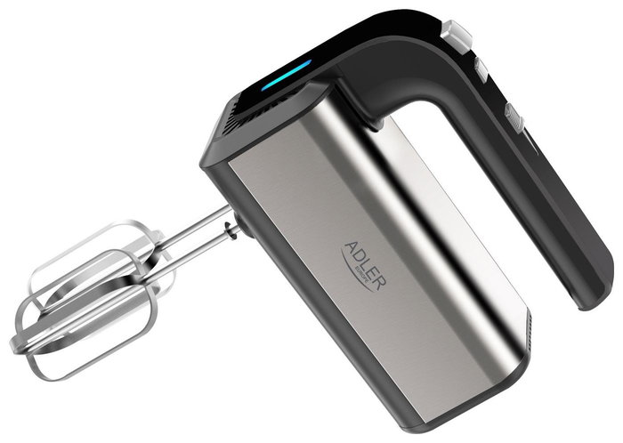 Adler Batidora amasadora de mano AD4225 Inox y negra 800 W Adler Batidora amasadora de mano AD4225 Inox y negra 800 W