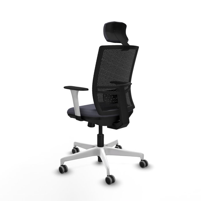 PIQUERAS Y CRESPO Silla de oficina Yunquera con mecanismo Sincro/Traslack, Gris oscuro y Negro PIQUERAS Y CRESPO Silla de oficina Yunquera con mecanismo Sincro/Traslack, Gris oscuro y Negro