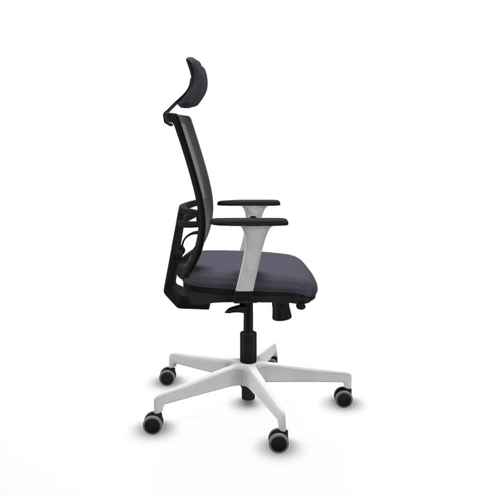 PIQUERAS Y CRESPO Silla de oficina Yunquera con mecanismo Sincro/Traslack, Gris oscuro y Negro PIQUERAS Y CRESPO Silla de oficina Yunquera con mecanismo Sincro/Traslack, Gris oscuro y Negro
