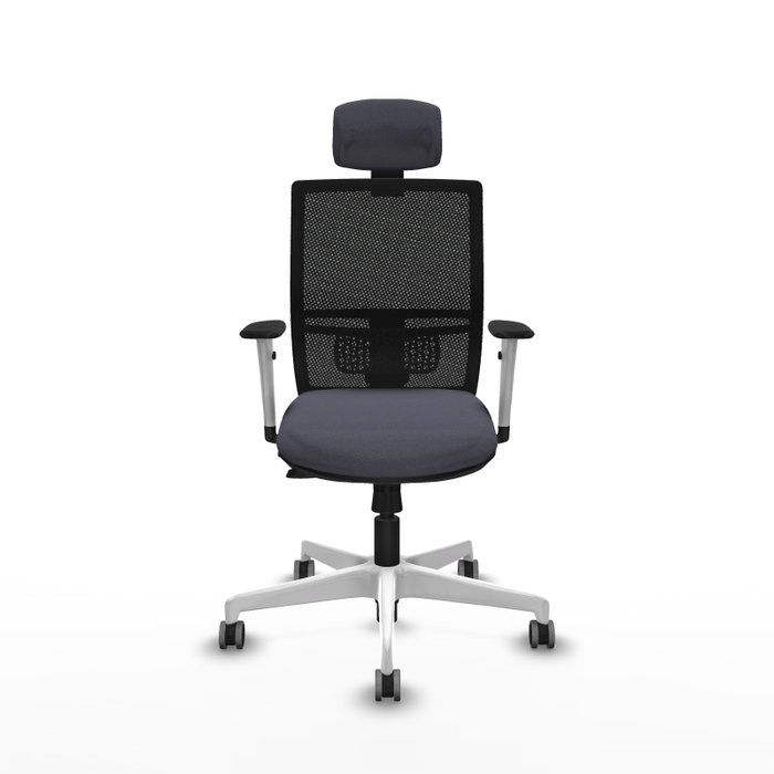 PIQUERAS Y CRESPO Silla de oficina Yunquera con mecanismo Sincro/Traslack, Gris oscuro y Negro PIQUERAS Y CRESPO Silla de oficina Yunquera con mecanismo Sincro/Traslack, Gris oscuro y Negro