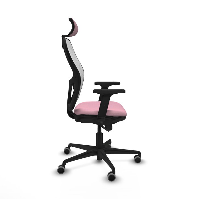 PIQUERAS Y CRESPO Silla de oficina Jorquera Rosa y Blanca PIQUERAS Y CRESPO Silla de oficina Jorquera Rosa y Blanca