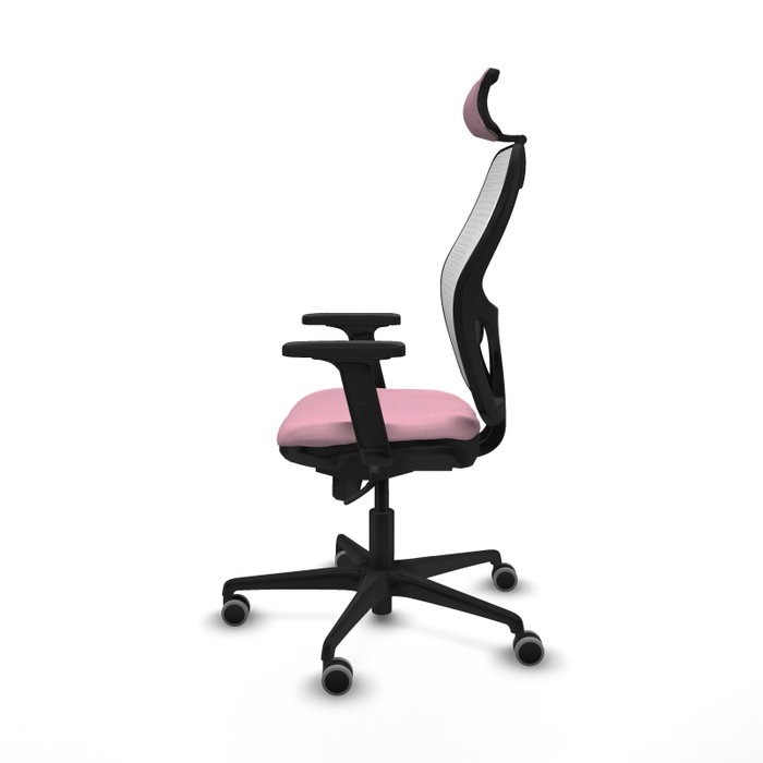 PIQUERAS Y CRESPO Silla de oficina Jorquera Rosa y Blanca PIQUERAS Y CRESPO Silla de oficina Jorquera Rosa y Blanca