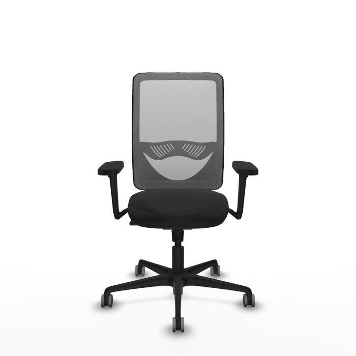 PIQUERAS Y CRESPO Silla de oficina Zulema con mecanismo Sincro, Negro y Gris PIQUERAS Y CRESPO Silla de oficina Zulema con mecanismo Sincro, Negro y Gris