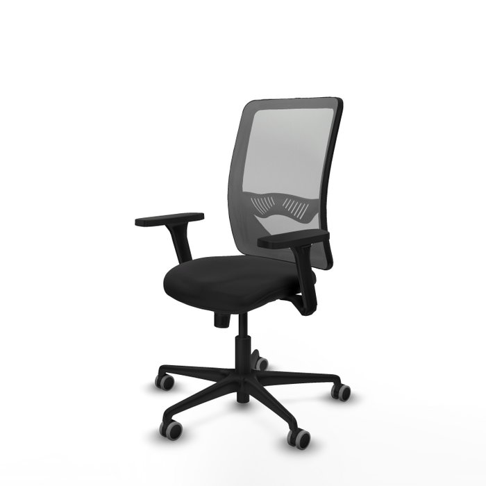 PIQUERAS Y CRESPO Silla de oficina Zulema con mecanismo Sincro, Negro y Gris PIQUERAS Y CRESPO Silla de oficina Zulema con mecanismo Sincro, Negro y Gris