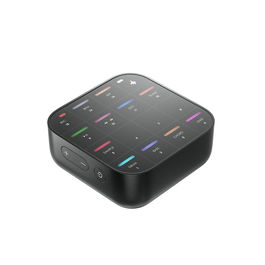 DONNER Medo Sintetizador de Bolsillo con Muestreo de Sonido de 5 Segundos, Motor de Sonido Potente, RGB, USB-C, Bluetooth MIDI y Batería Recargable