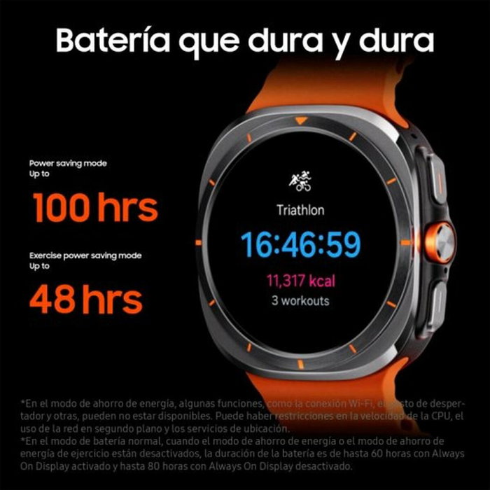 Smartwatch Samsung Galaxy Watch Ultra 4G Gris Naranja Gris oscuro Smartwatch Samsung Galaxy Watch Ultra 4G Gris Naranja Gris oscuro