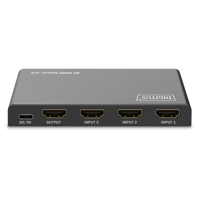 Digitus Conmutador HDMI 3x1 8K/60Hz HDR DS-55333 Negro Digitus Conmutador HDMI 3x1 8K/60Hz HDR DS-55333 Negro