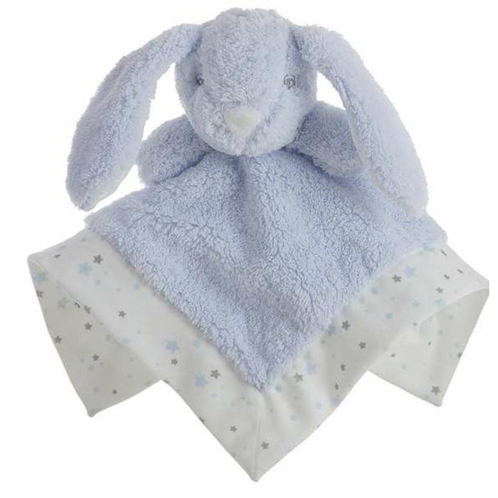 Creaciones Llopis Dou-Dou 30X30 + Sonajero 16 Cm Conejo Azul Caja Creaciones Llopis Dou-Dou 30X30 + Sonajero 16 Cm Conejo Azul Caja