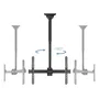 TooQ LPCE1170TSLI-B Soporte de Techo Giratorio, Inclinable y Nivelable para TV de 37 a 70 Pulgadas, Hasta 50 kg
