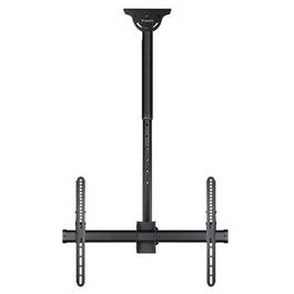 Tooq Soporte de Techo para TV LPCE1170TSLI para Pantallas de 37 a 70 Pulgadas, Carga 50 kg, VESA 600x400, Inclinación y Rotación Ajustables