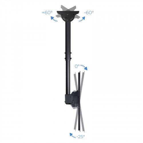 Tooq Soporte de Techo LPCE1170TSLI-B para TV de 37-70 pulgadas, Negro Tooq Soporte de Techo LPCE1170TSLI-B para TV de 37-70 pulgadas, Negro