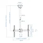 Tooq Soporte de Techo LPCE1170TSLI-B para Pantallas 37-70 pulgadas