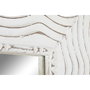 DKD Home Decor Espejo Mango Cristal Decape Blanco 89x178 cm