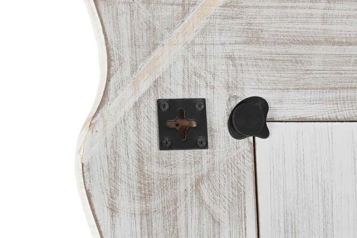 DKD Home Decor Espejo Scandi Blanco 2.5 x 178 x 89 cm con Dimensiones de Espejo Interno 61x152 cm