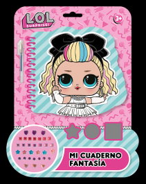 MILKIDS Mi cuaderno Fantasía - L.O.L. Surprise!
