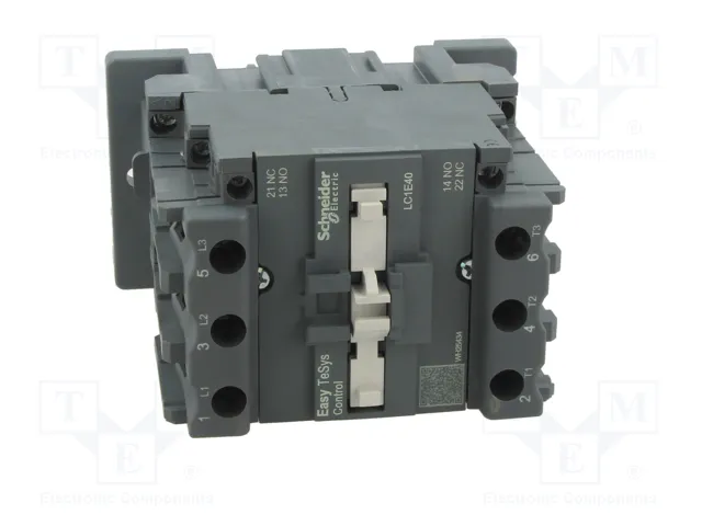 SCHNEIDER ELECTRIC Contactor Easy TeSys 3-polar 40A 110VAC