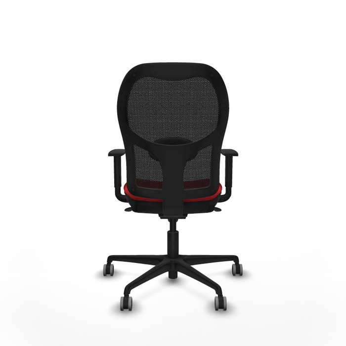 PIQUERAS Y CRESPO Silla de oficina Jorquera Rojo/Negro PIQUERAS Y CRESPO Silla de oficina Jorquera Rojo/Negro