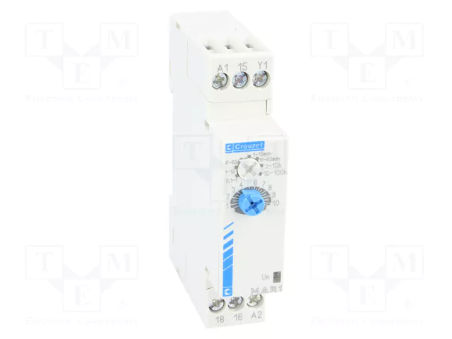 CROUZET MAR1 Relé de tiempo SPDT 250VAC/8A 24÷240VAC CROUZET MAR1 Relé de tiempo SPDT 250VAC/8A 24÷240VAC