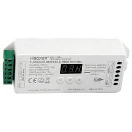 Miboxer Controlador LED DMX de 3 canales serie DMX Milight/Miboxer