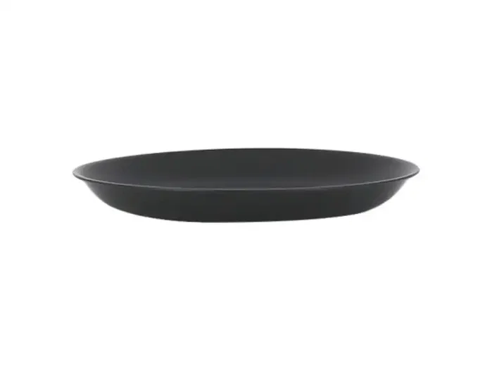 Archivo 2000 Plato llano reutilizable e irrompible 23,5 cm Gris antracita