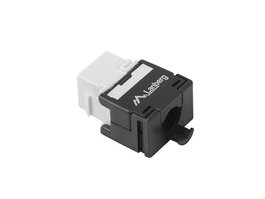 Lanberg Conector Keystone Cat 5E UTP RJ45 Sin Herramientas Blanco/Negro