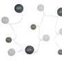 Home Deco Factory Guirnalda de Luz 15 LED USB Gris 2700K Longitud 150cm
