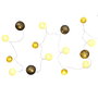 Home Deco Factory Guirnalda de Luz 15 LED USB Gris 2700K Longitud 150cm